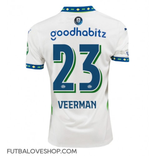 Dres PSV Eindhoven Joey Veerman #23 Tretina 2024-25 Krátky Rukáv